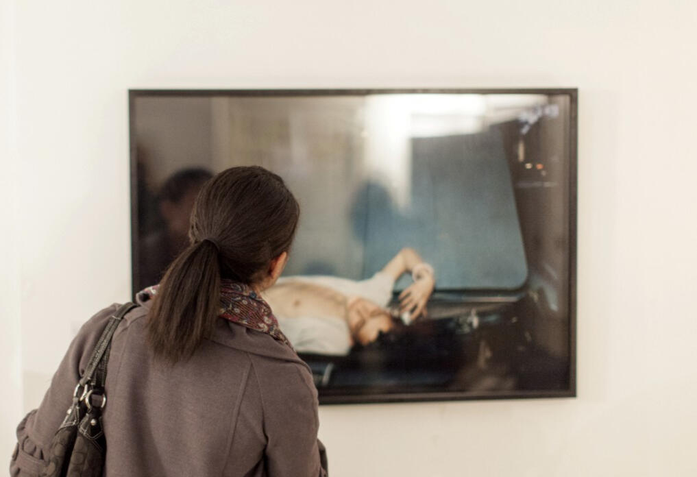 2Q13 Art at Lloyds — Nan Goldin, French Chris on the Convertible NYC 1979