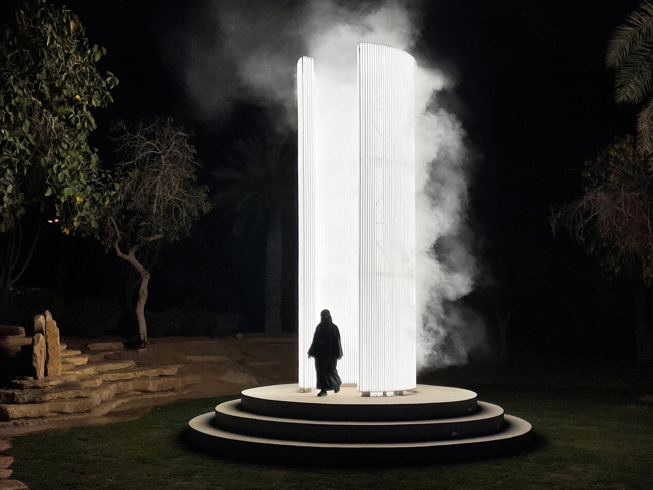BEACON by Karolina Halatek — large-scale LED sculpture, Noor Riyadh, Guinness World Record